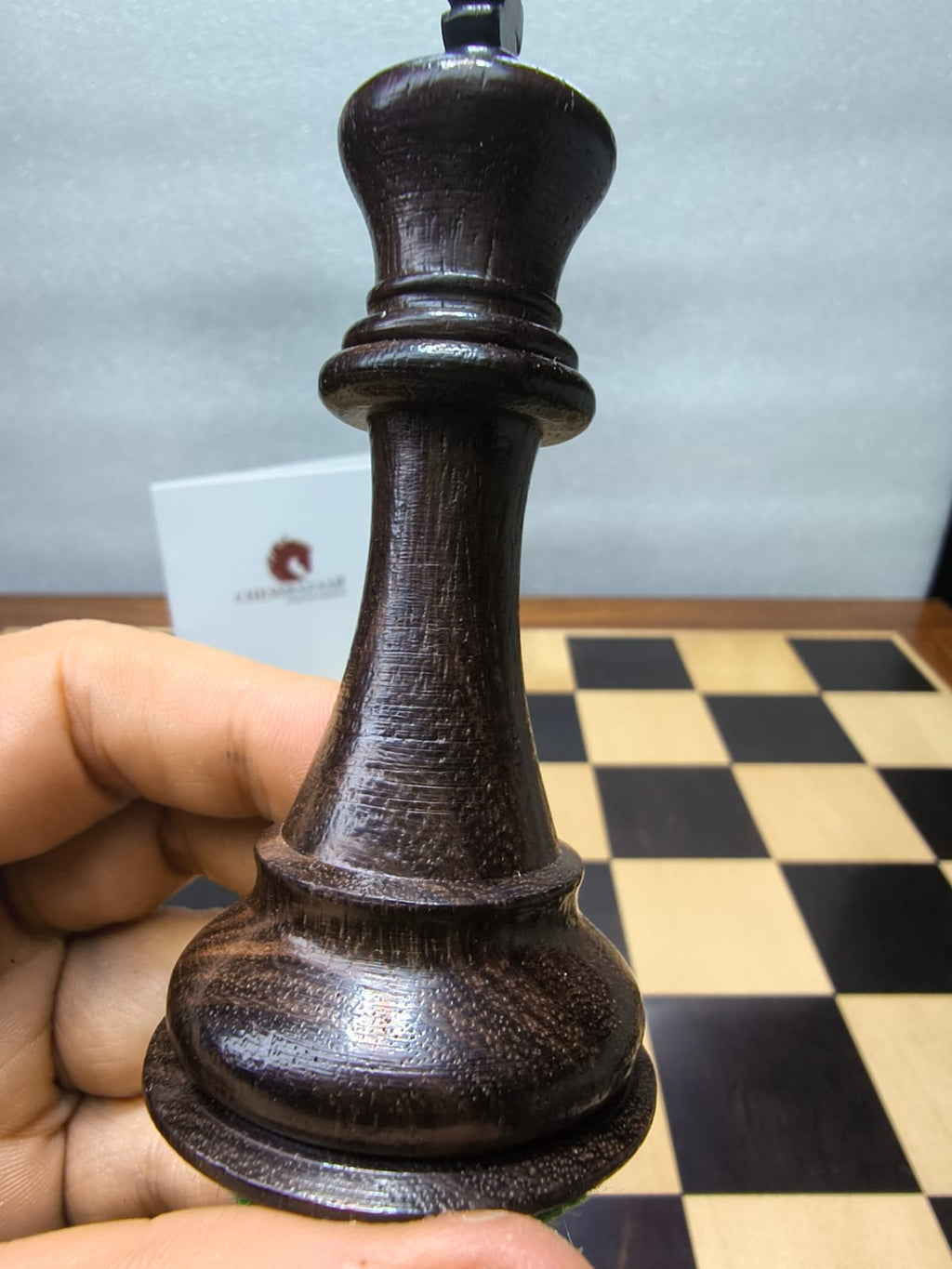 Ajedrez Staunton 4" en Rosewood y Boxwood | ChessBazaar | Ajedrez Alta Gama