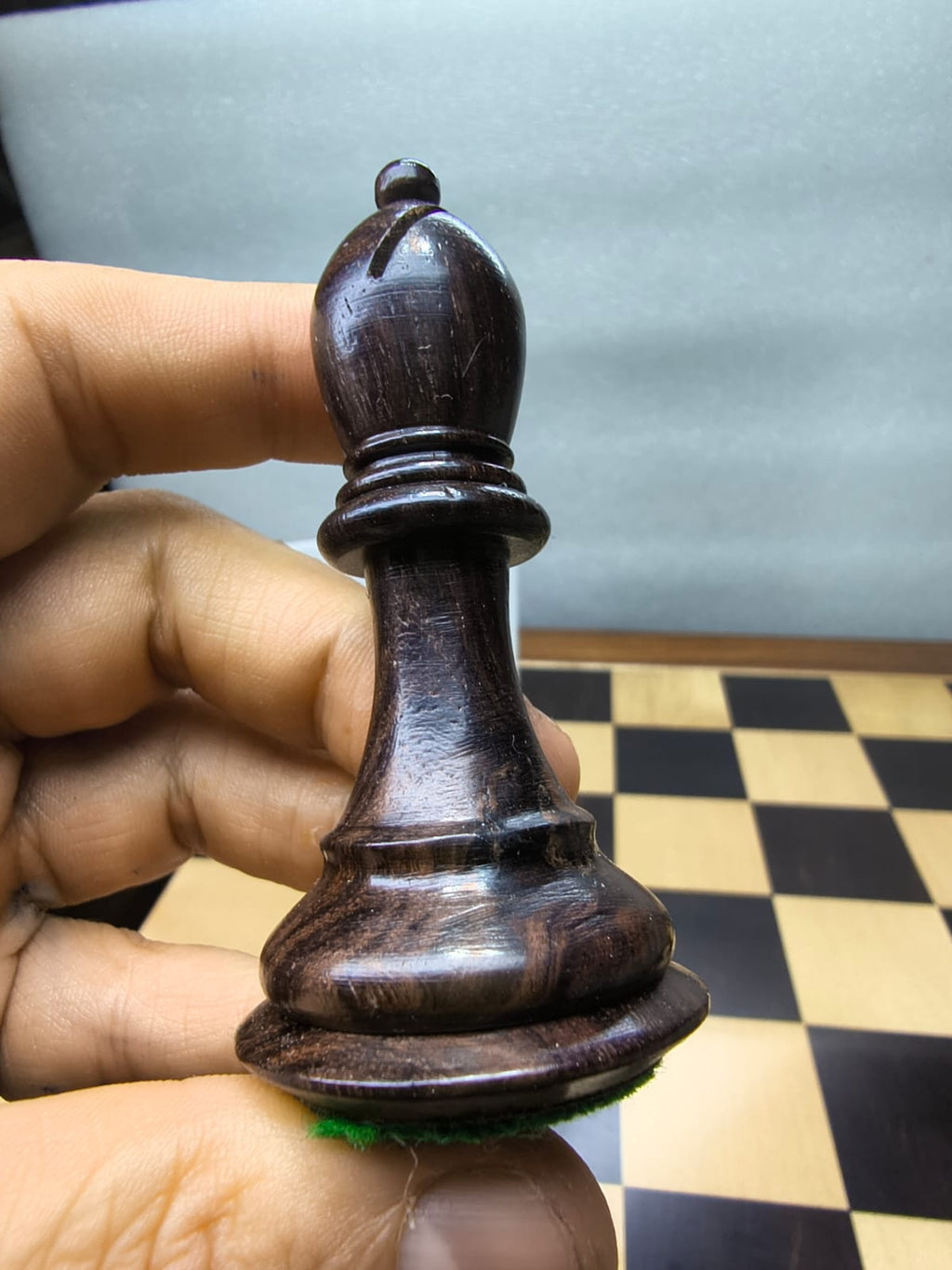 Ajedrez Staunton 4" en Rosewood y Boxwood | ChessBazaar | Ajedrez Alta Gama