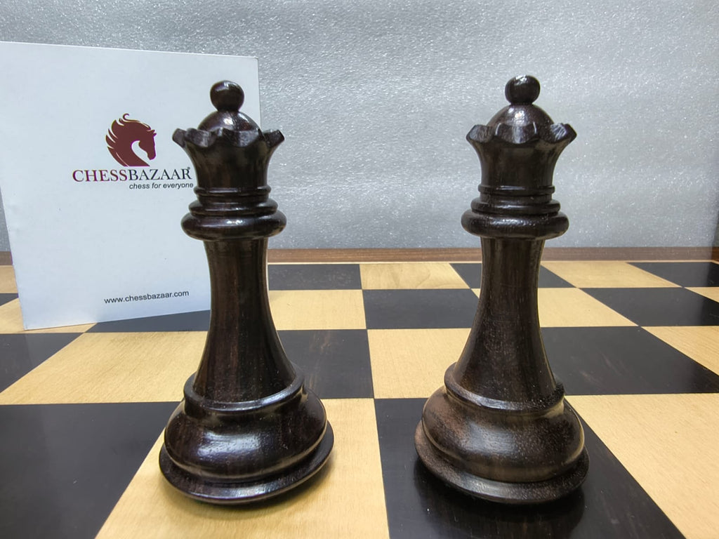 Ajedrez Staunton 4" en Rosewood y Boxwood | ChessBazaar | Ajedrez Alta Gama