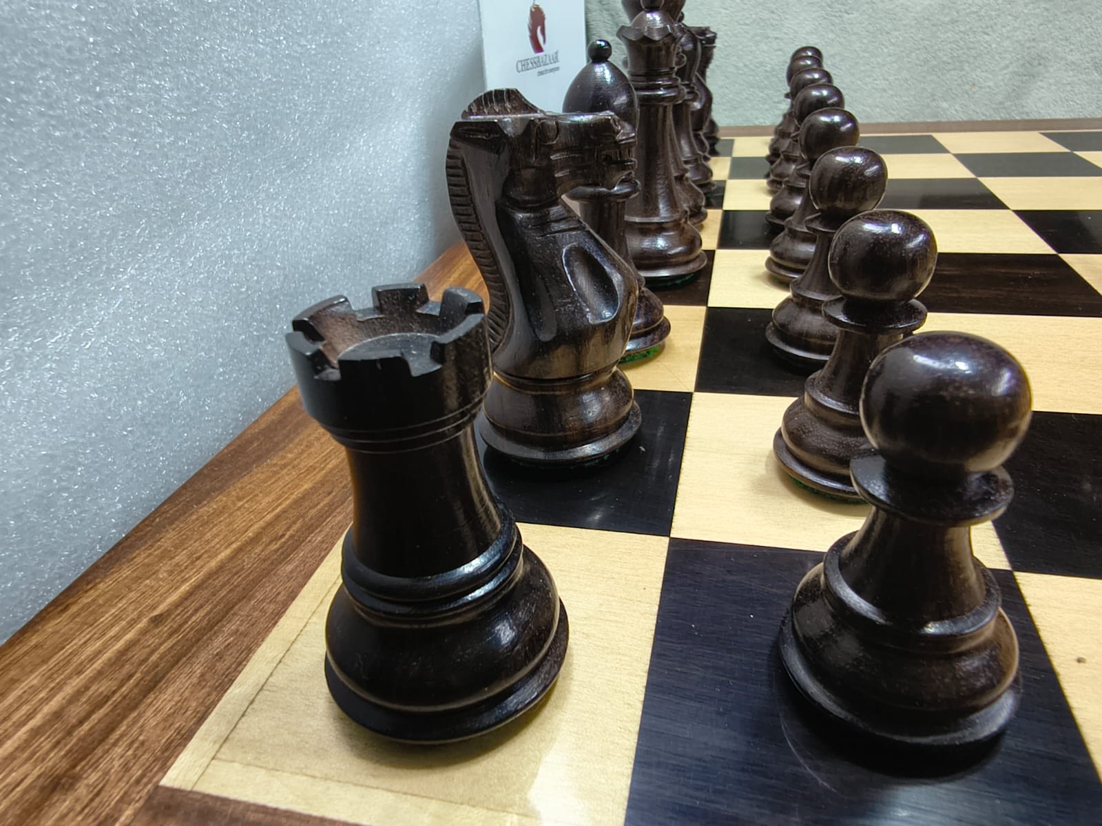 Ajedrez Staunton 4" en Rosewood y Boxwood | ChessBazaar | Ajedrez Alta Gama
