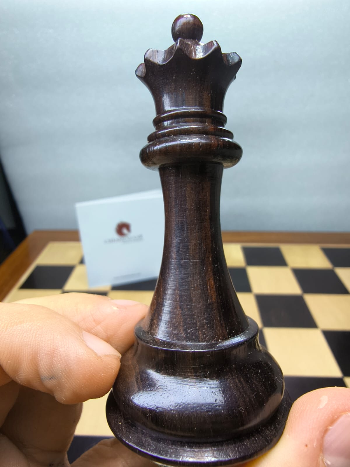 Ajedrez Staunton 4" en Rosewood y Boxwood | ChessBazaar | Ajedrez Alta Gama