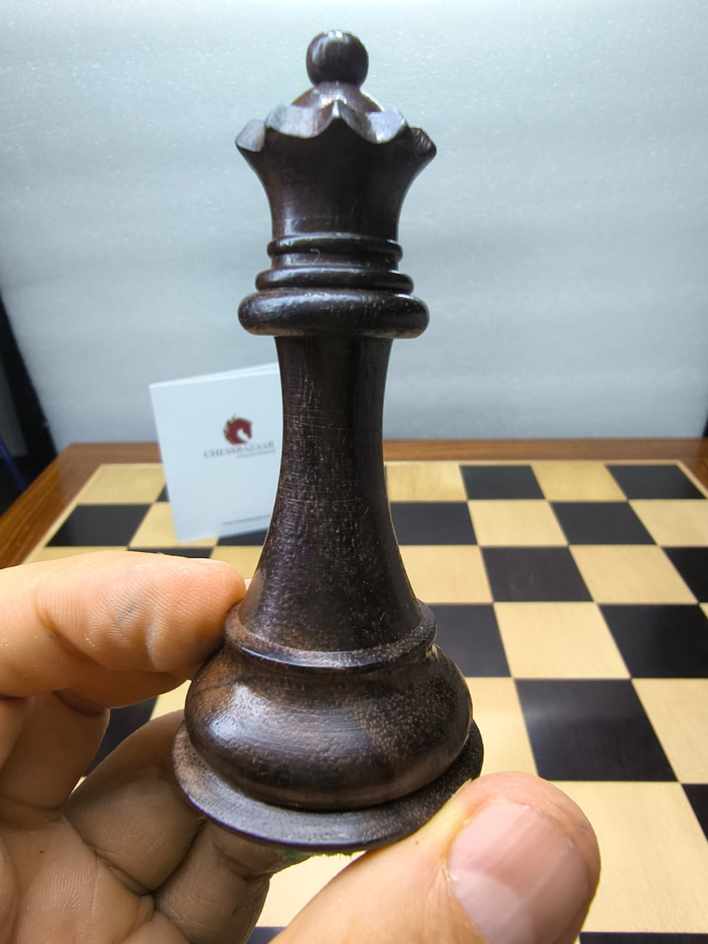 Ajedrez Staunton 4" en Rosewood y Boxwood | ChessBazaar | Ajedrez Alta Gama