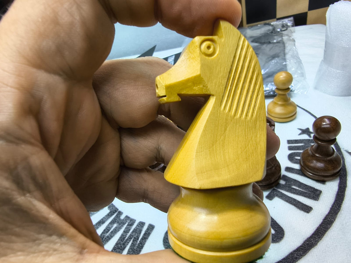 Ajedrez Tournament Staunton 3.8" | Palisandro y Boj | Royal Chess Mall ÚNICA UNIDAD | NUEVO! PRECIO DE RECUPERACIÓN