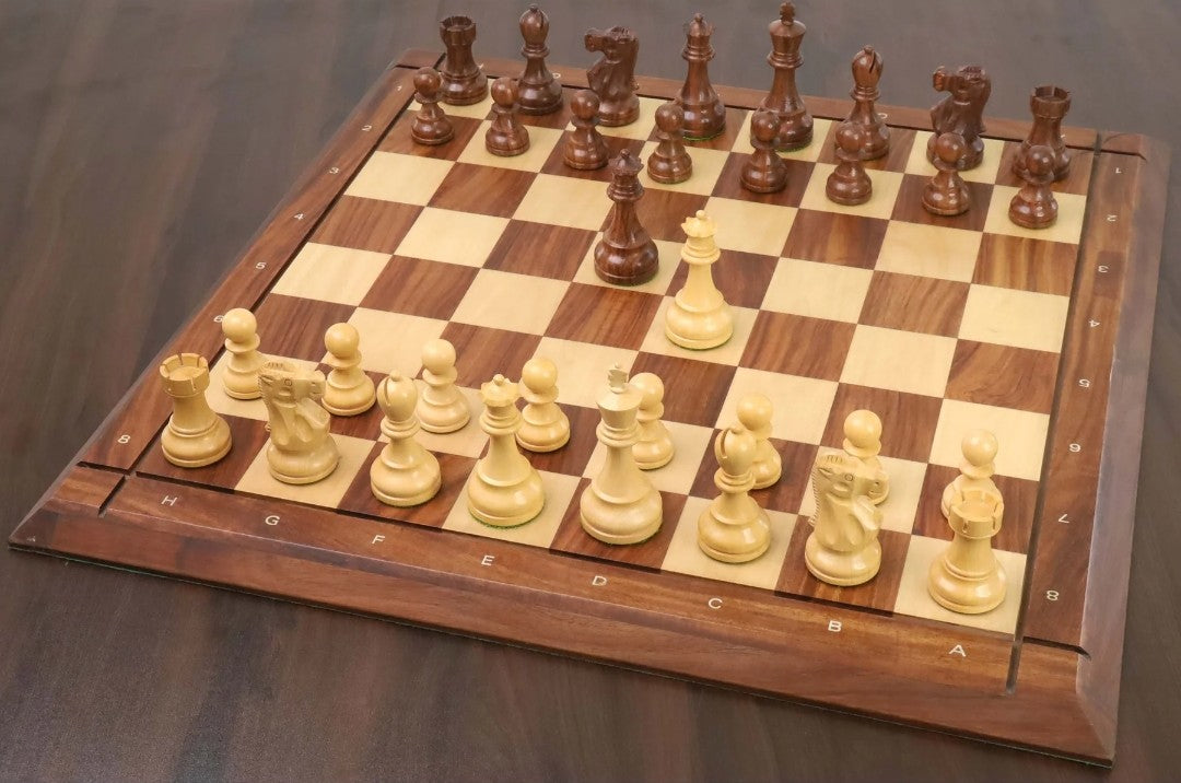 Ajedrez Reykjavik Staunton 3.8" en Shessham y Boxwood | Royal Chess Mall. Nuevo!