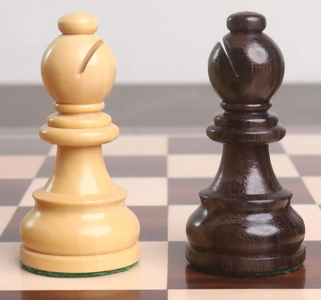 Ajedrez Tournament Staunton 3.8" | Palisandro y Boj | Royal Chess Mall ÚNICA UNIDAD | NUEVO! PRECIO DE RECUPERACIÓN