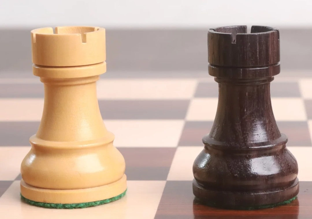 Ajedrez Tournament Staunton 3.8" | Palisandro y Boj | Royal Chess Mall ÚNICA UNIDAD | NUEVO! PRECIO DE RECUPERACIÓN