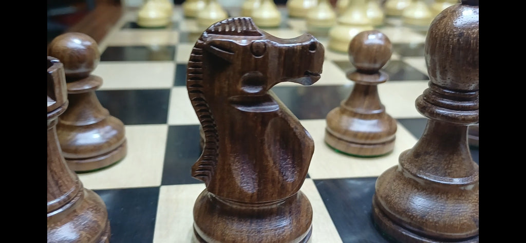 Ajedrez Reykjavik Staunton 3.8" en Shessham y Boxwood | Royal Chess Mall. Nuevo!