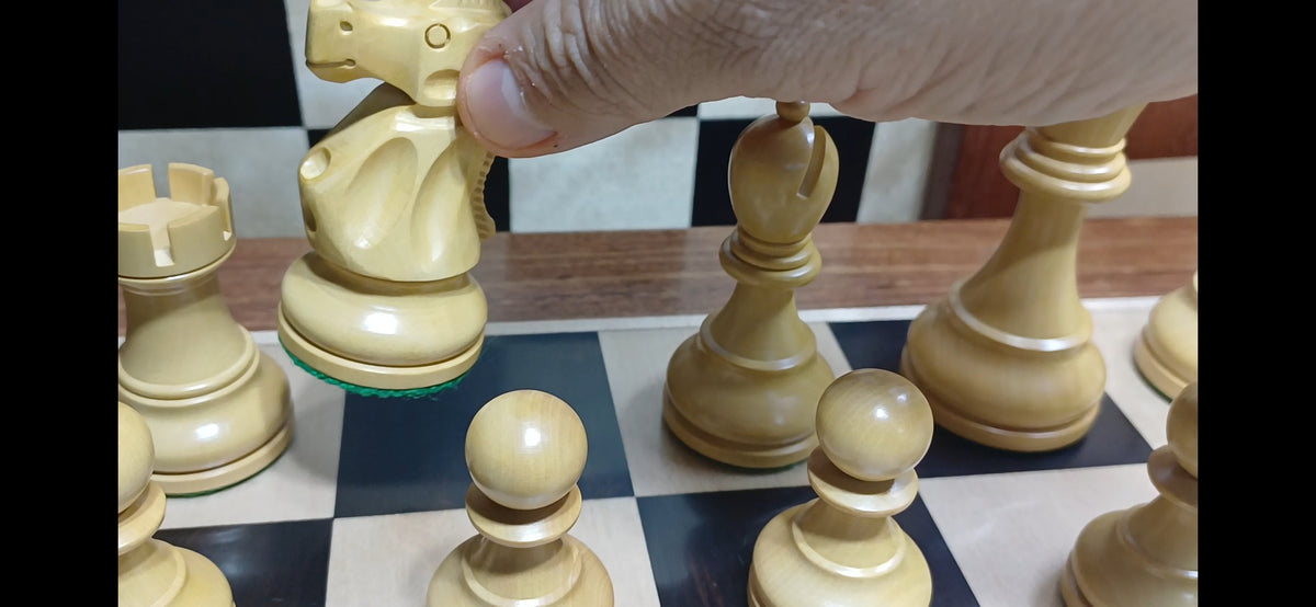 Ajedrez Reykjavik Staunton 3.8" en Shessham y Boxwood | Royal Chess Mall. Nuevo!