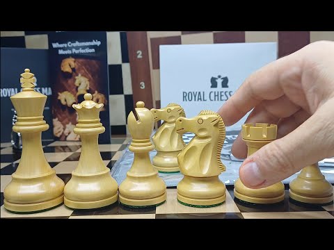 Ajedrez Reykjavik Staunton 3.8" en Shessham y Boxwood | Royal Chess Mall. Nuevo!
