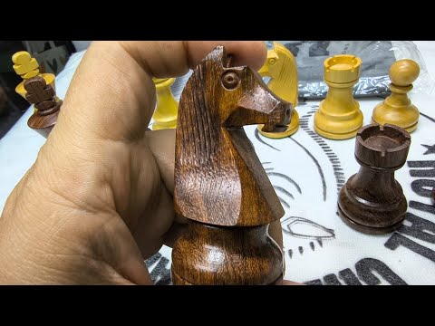 Ajedrez Tournament Staunton 3.8" | Palisandro y Boj | Royal Chess Mall ÚNICA UNIDAD | NUEVO! PRECIO DE RECUPERACIÓN